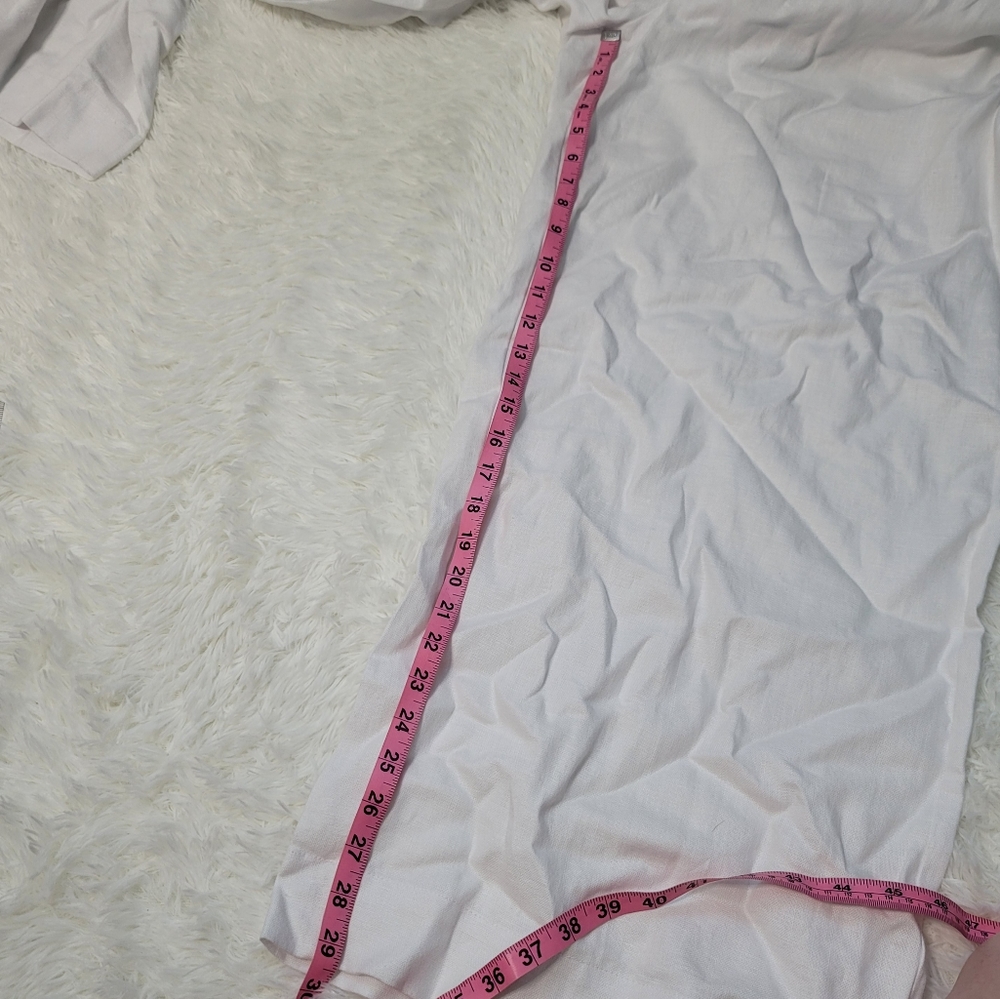 NWT Madewell The Harlow Wide-Leg Pant, Size 14 White NL450 - Picture 8 of 8